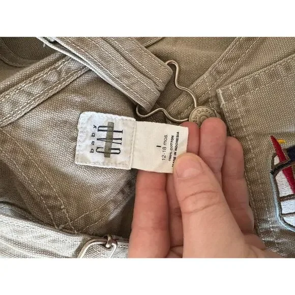 VTG Baby Gap Shortalls 18mos - Picture 5 of 5